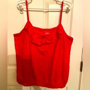 Lane Bryant ruffled tank top